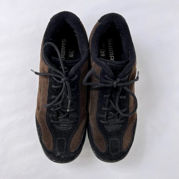 Shimano SPD SH-MT21 Brown Suede Mountain Biking Cycling Shoes Size 39 EU 5.8 US main image 7